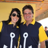 Paulo Miranda comemora a vitória de sua Traviata