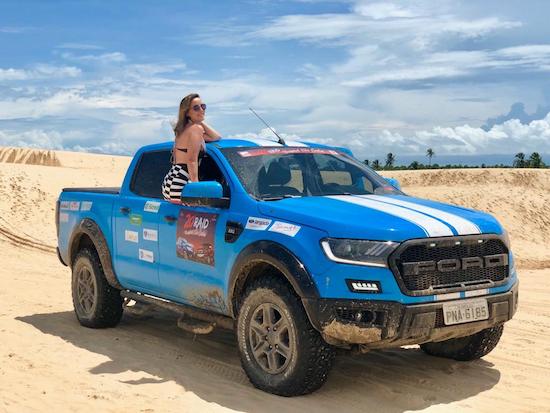 Kaline Ferraz curte a Semana Santa com muita aventura pelo litoral piauiense