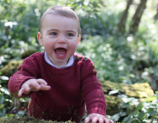 Louis, filho do príncipe William e de Kate Middleton, celebra seu primeiro aniversário