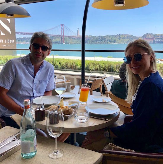 Fábio e Isabele Albuquerque escolheram Portugal como destino para celebrar mais um ano de união