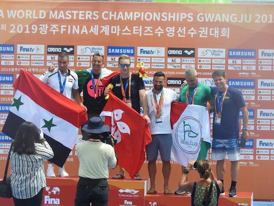 Kal Aragão participa do 18º Campeonato Mundial Natação Master, na Coréia do Sul