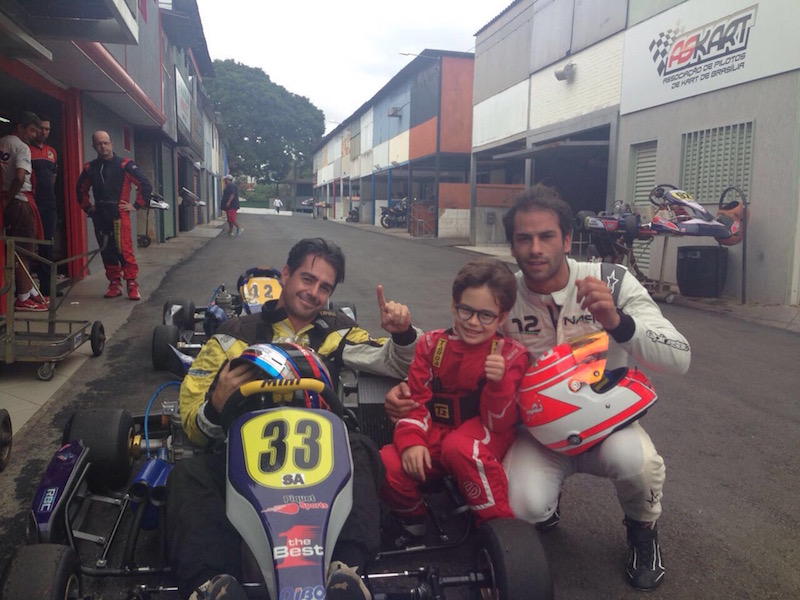 Bernardo Gentil disputa o Campeonato Brasiliense de Kart