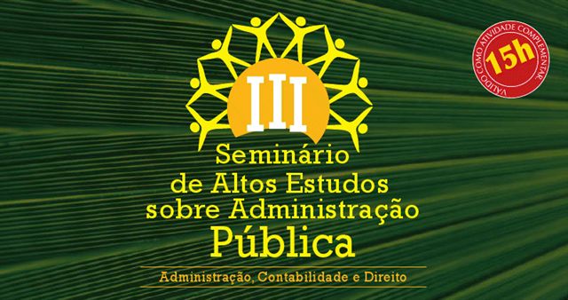 Fortaleza sedia Seminário de Administração Pública