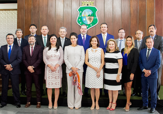 Camilo discute segurança e educação com presidente do STF
