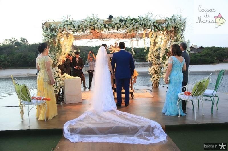 just married - David Asfor e Renata Fiúza trocam alianças na Lagoa do Uruaú