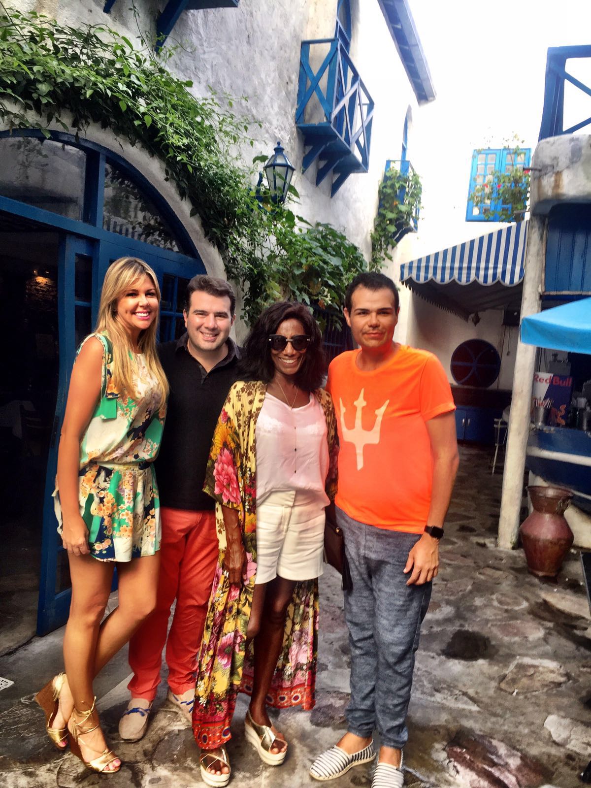 Glória Maria curte semana relax no Blue D Beach Spa