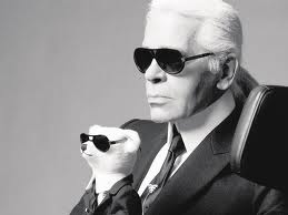 Melissa e Karl Lagerfeld juntos em Nova Iorque
