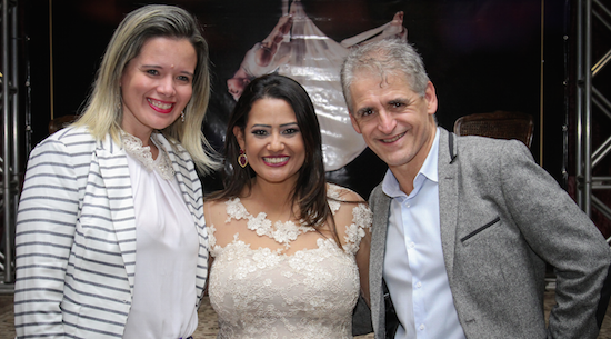 Michelly Camelo marcou presença no Congresso Nacional de Cerimonialistas, em SP