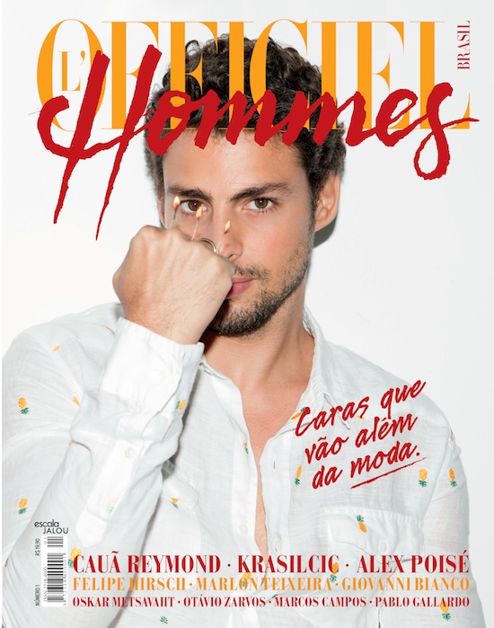 Cauã Reymond estrela capa da L´Officiel Hommes Brasil