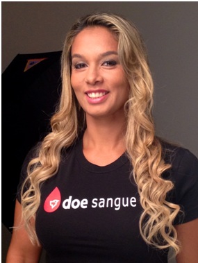 Milena Nogueira apóia Hemo Rio