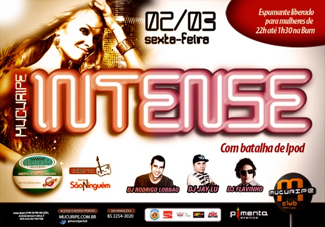 Mucuripe Intense agita a primeira sexta-feira de março, em Fortaleza