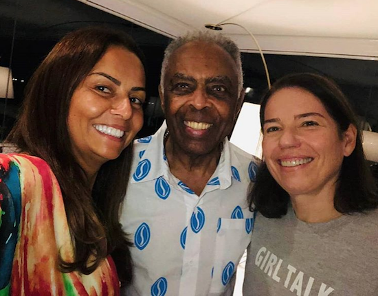 Gil Santos e Denise Bezerra armam jantar especial para Gilberto Gil
