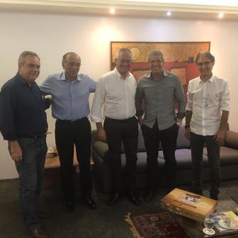 Presidente da CDL de Fortaleza recebe nova diretoria da Enel Ceará