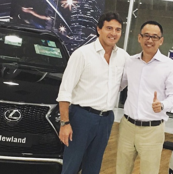 Presidente da Toyota do Brasil visita as concessionárias Newland