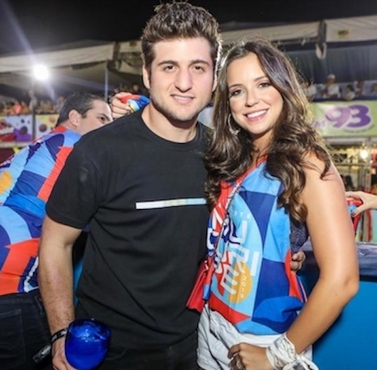 Fernanda Levy e Omar Macedo curtem folia pré-casamento