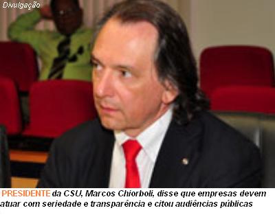 Governador Cid Gomes recebe presidente da Companhia Siderúrgica do Pecém