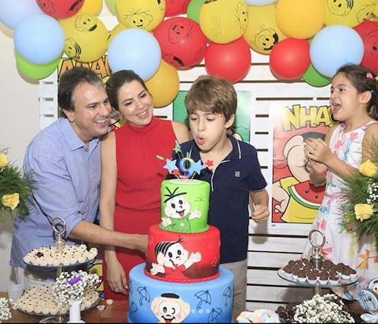 Filho de Camilo e Onélia Santana, Pedro ganha festa em comemoração ao seu aniversário