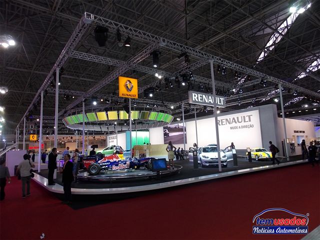 Salão do Automóvel é uma vitrine para as montadoras de Stands