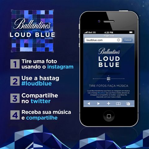 Ballantine’s lança música por fotos no Instagram