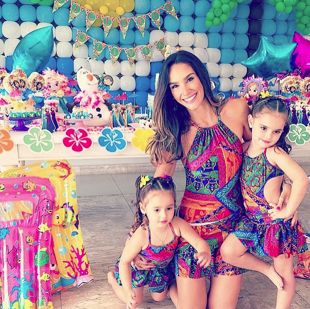 Marcela e Rodrigo Carvalho comemoram o aniversário da herdeira