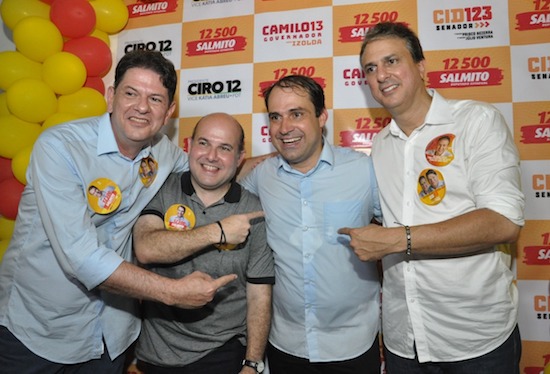 Com a presença de Camilo Santana, Salmito Filho Inaugura comitê de campanha