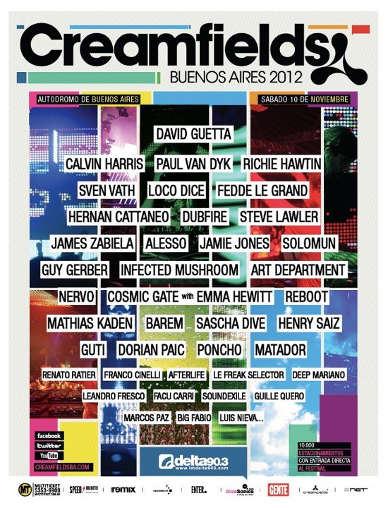 Festival eletrônico Creamfields Buenos Aires