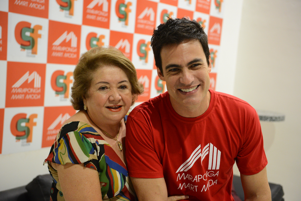 Carlos Casagrande no niver de Gisela Dias Branco