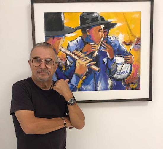 Eduardo Odécio pilota a abertura da exposição Cariri Cearense, em Juazeiro do Norte