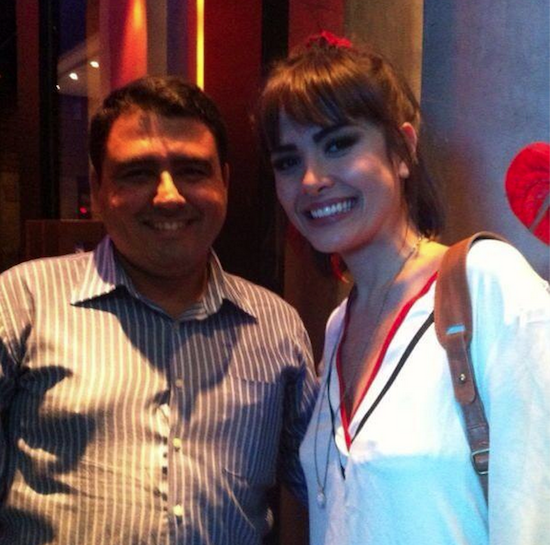 Soho recebe visita de atriz global