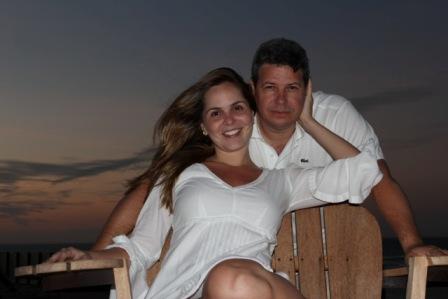 Bob Santos e Rivana Sampaio oficializam união