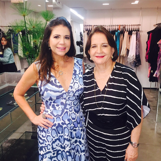 Maria Lúcia e Lenita Negrão comemoram os 29 anos da sua grife