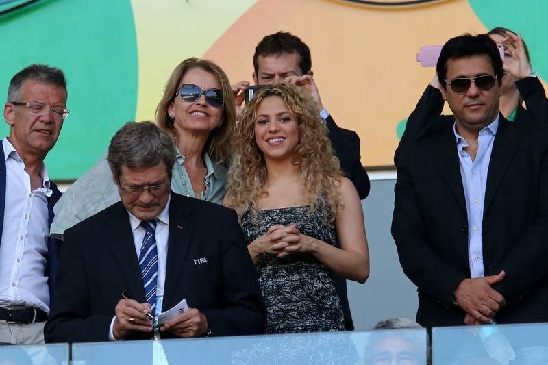 bola na rede - Shakira e high cearense acompanham jogos da Copa das Confederações na Arena Castelão