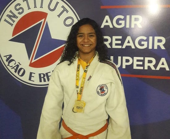 Flaiane Vitória é promessa no judô cearense