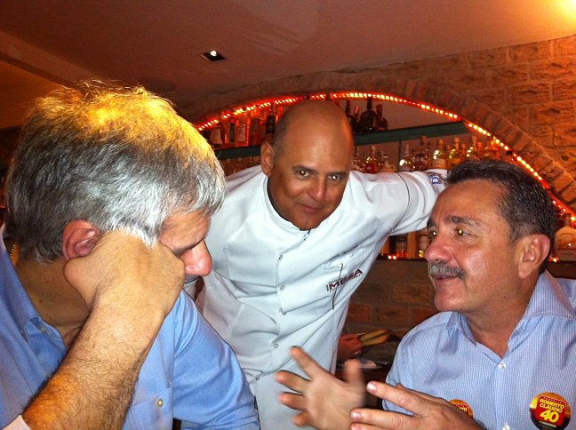 Bismarck Maia e Caio Carvalho comemoram sucesso do Miss Brasil 2012