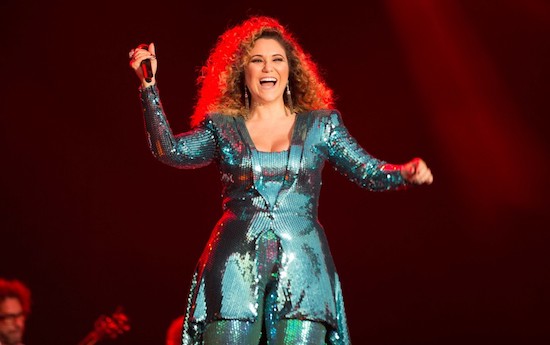 Maria Rita divide palco com Andrea Bocelli em São Paulo