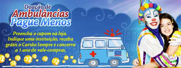 Iprede recebeu doação de ambulância da Pague Menos