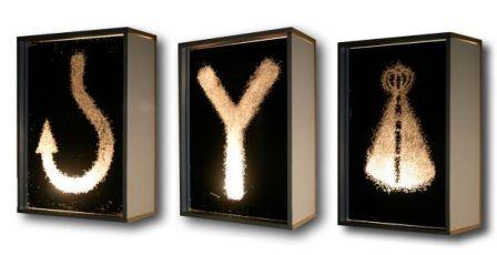 Artista plástico cria alfabeto visual