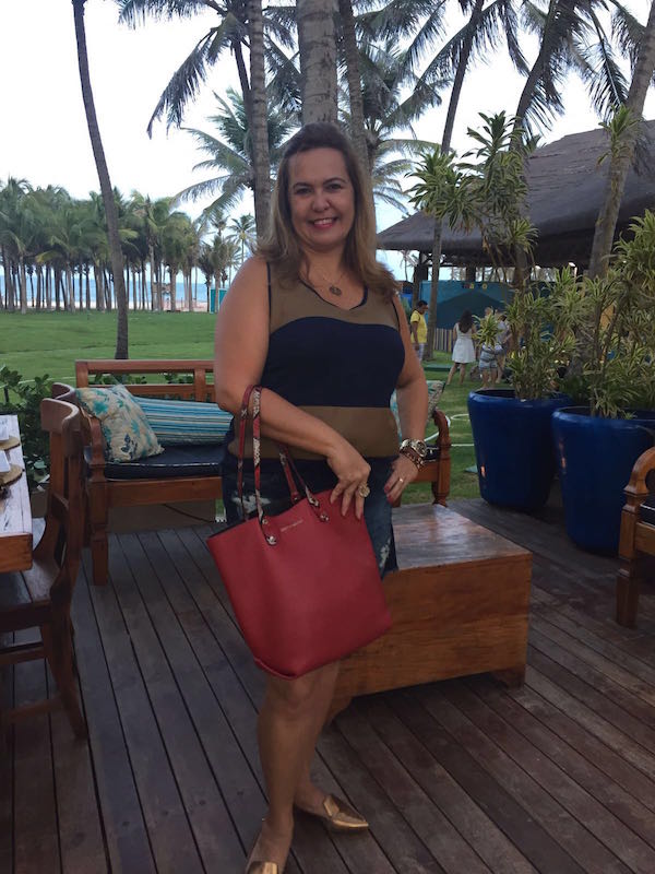 Kilda Antunes recarrega as baterias no Beach Park