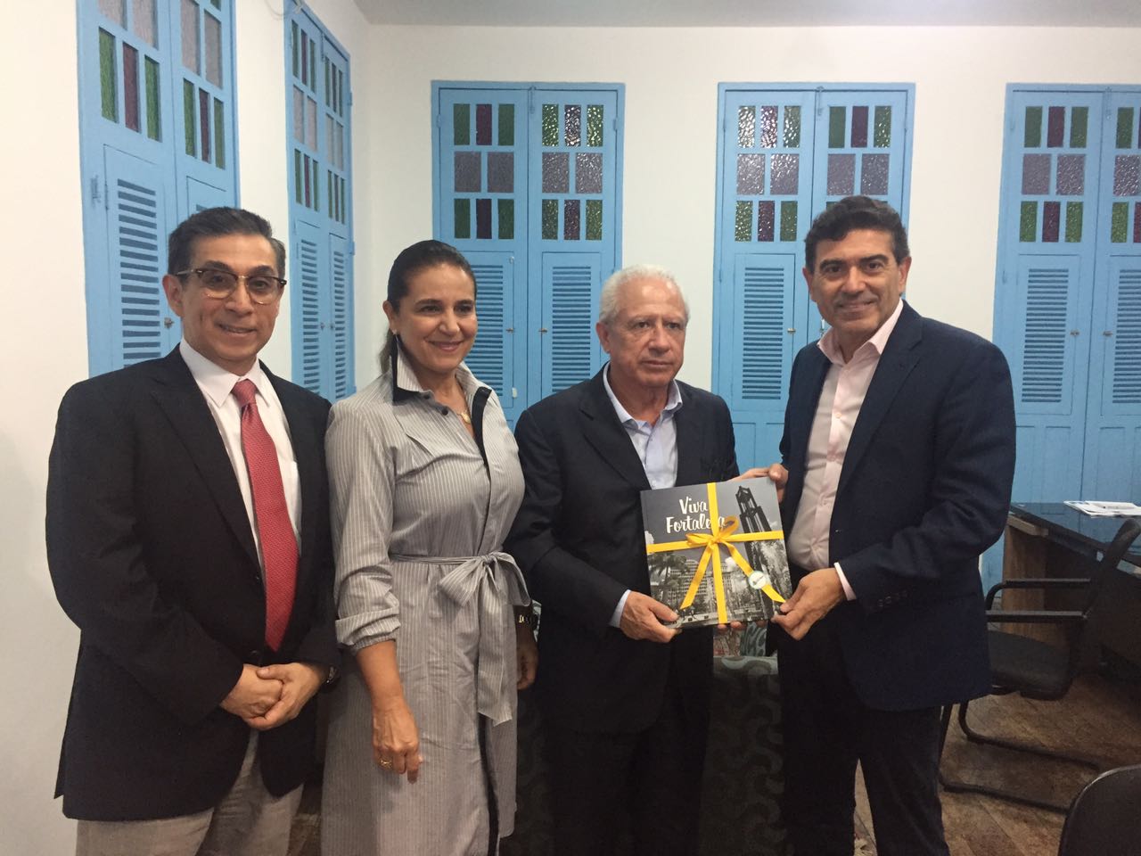 Alexandre Pereira recebe o Embaixador e o Cônsul do Peru