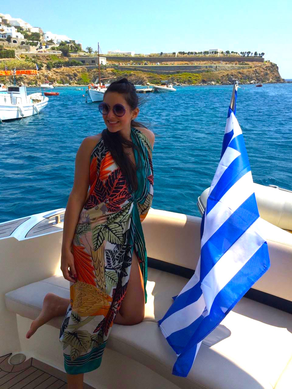 Para fazer bonito em Mykonos!