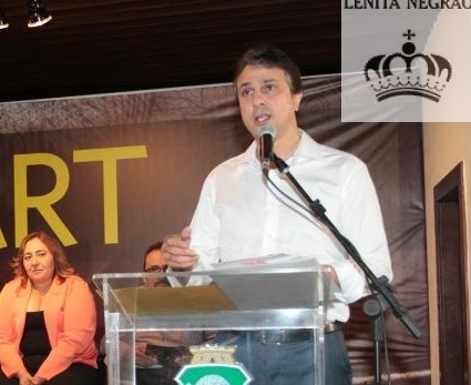 Camilo Santana recebe Dunga, no Palácio da Abolição