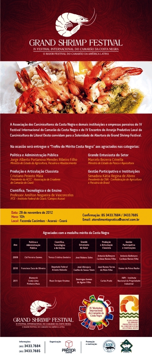 Começa hoje o Grand Shrimp Festival