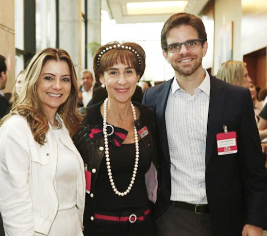 Viviane Senna participa de encontro do LIDE, no Gran Marquise