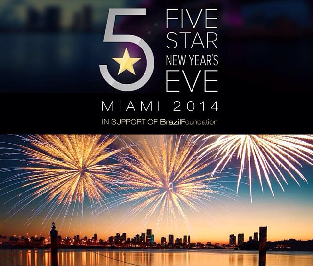 5 Stars New Year`s Eve Miami 2014
