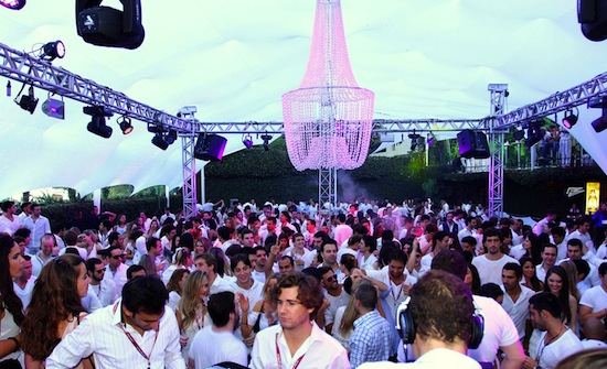 Festa do branco no Villa Noah