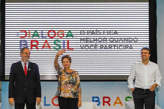 Presidente Dilma e Camilo Santana comandaram a 4ª edição do Dialoga Brasil