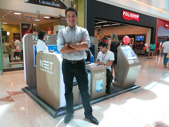 Marco Delgado inaugura quiosque no RioMar Fortaleza