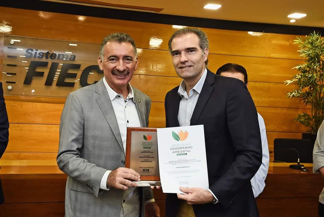 Sucos do Brasil conquista Prêmio FIEC por desempenho ambiental