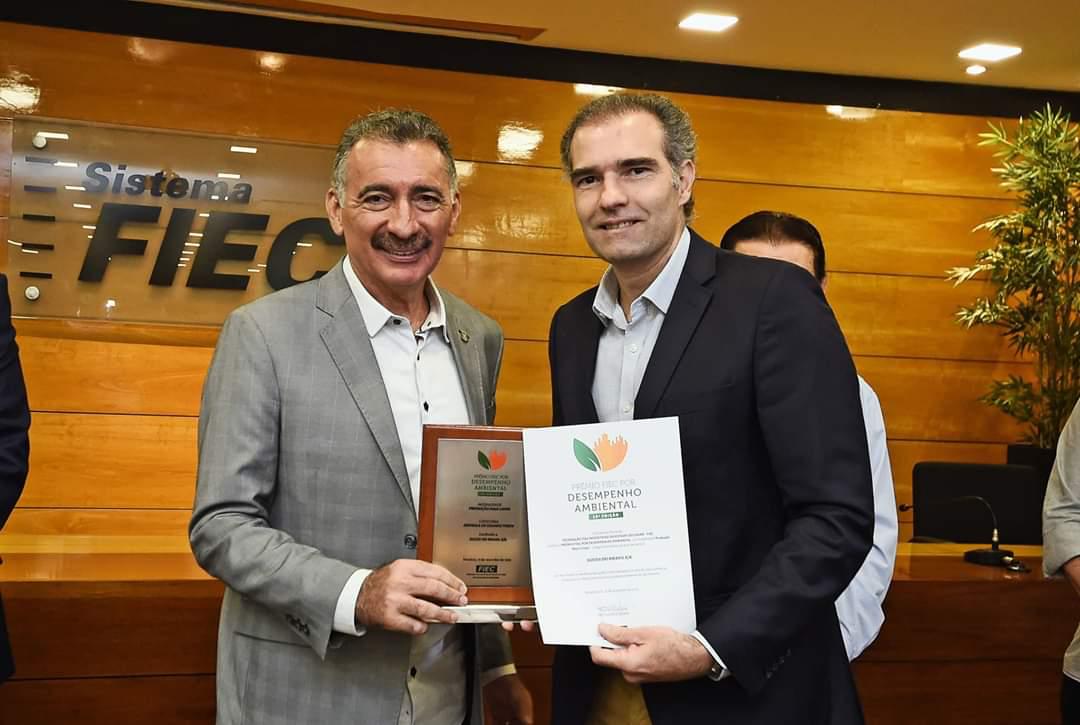 Sucos do Brasil conquista Prêmio FIEC por desempenho ambiental Sucos do Brasil conquista Prêmio FIEC por desempenho ambiental