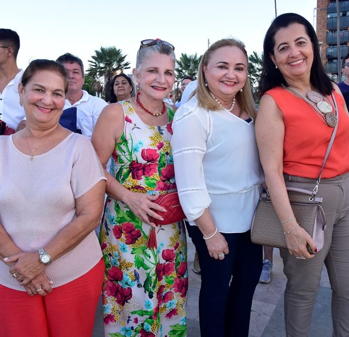 Luzimeire Jordão, Rosangela Souza, Eliane Novais, Fatima Serpa